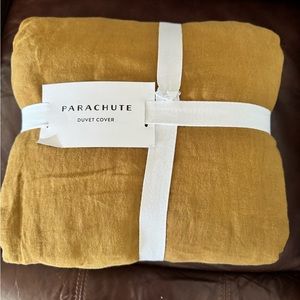 Parachute Home • King/Cal King Brushed Cotton Duvet Cover in Ochre